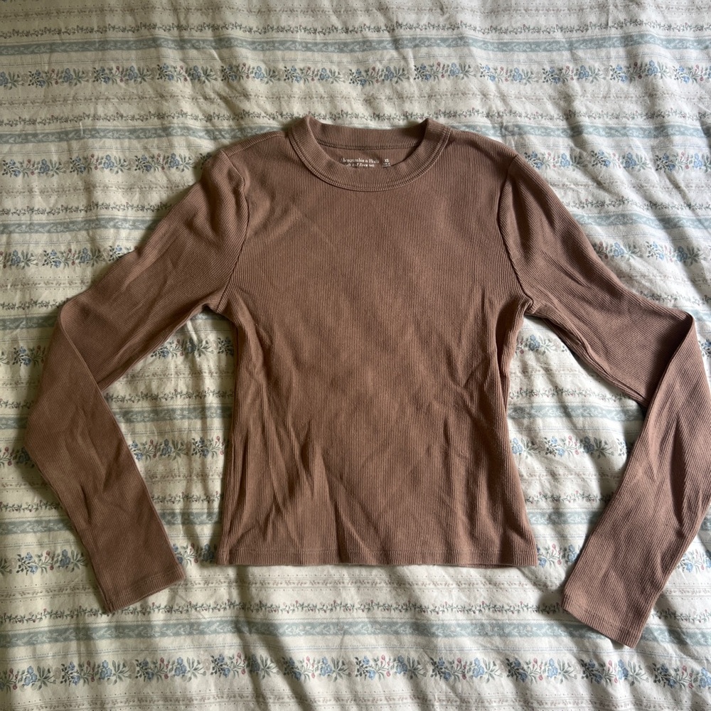 Abercrombie & Fitch Brown Long Sleeve